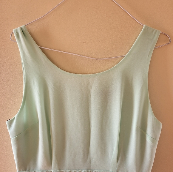 Mint green high low dress - Picture 7 of 8